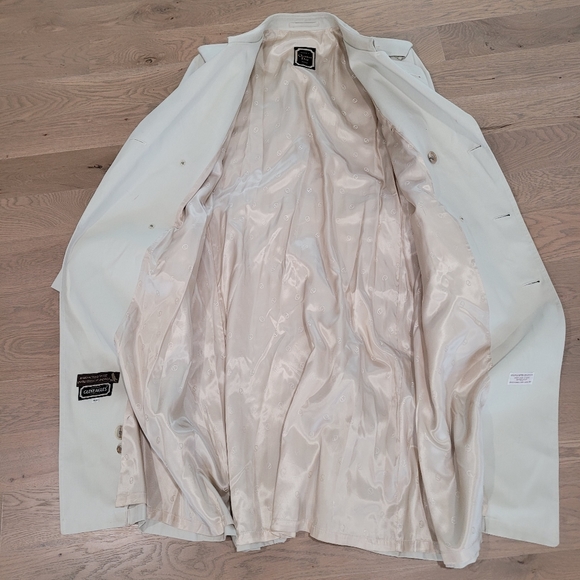 SOLD Christian Dior Vintage Mens Tan Khaki Trench Coat Ankle Length - Picture 3 of 15